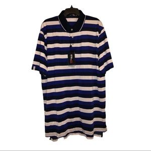 RLX Ralph Lauren Striped Wicking Golf Polo Shirt